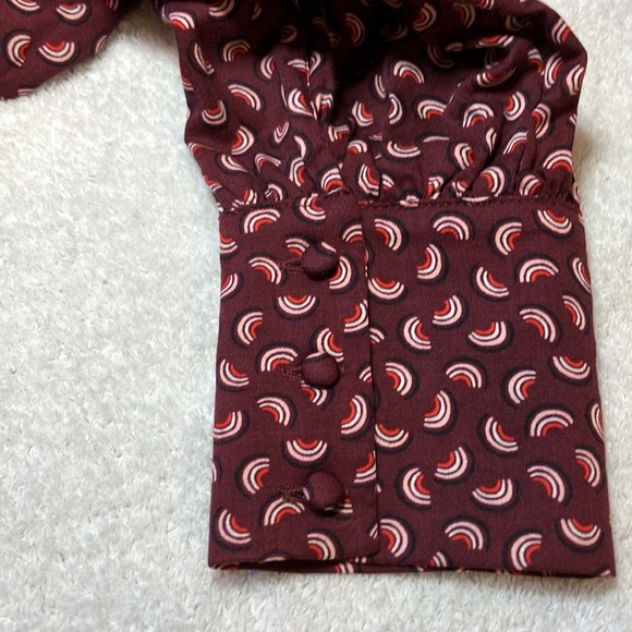 Boden rainbow print wrap top - Picture 6 of 8